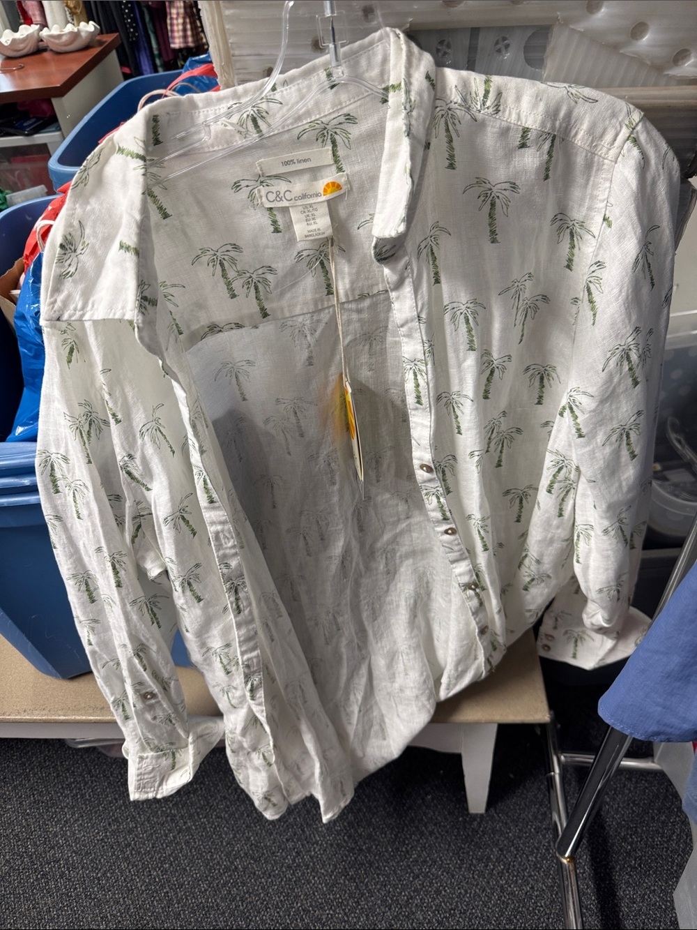C&C California linen button down XL // 090235